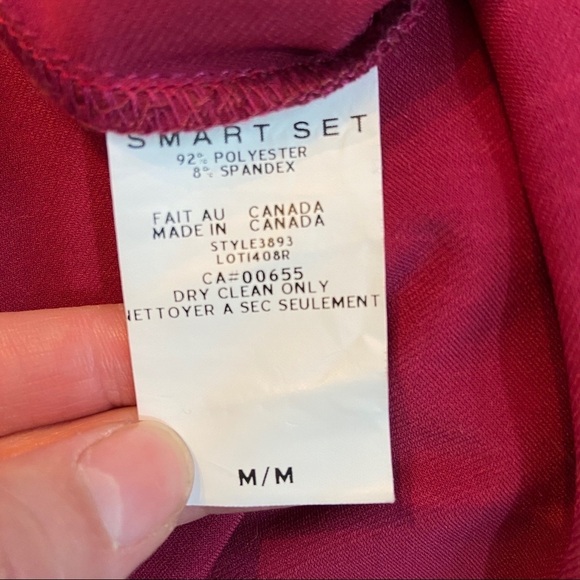 Smart set women’s fuchsia asymmetrical  dress in size‎ medium - Picture 9 of 9